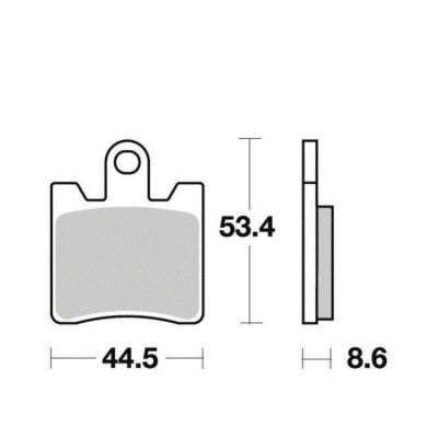 Sintrované brzdové destičky Ferodo - FDB2085SM